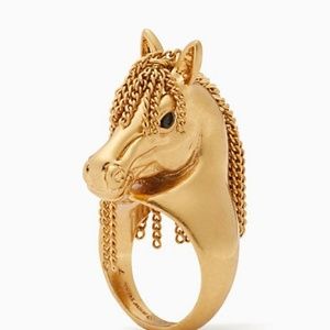 kate spade horse ring size 6